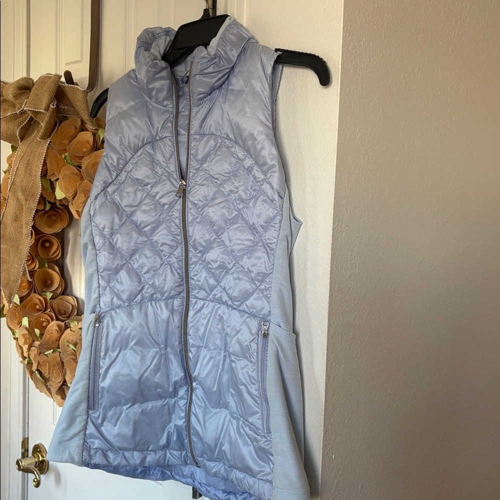 Lululemon Women's Light Blue Puffer Vest
